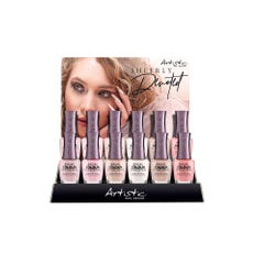 Artistic Nail Design Sheerly Devoted Color Revolution Display X12